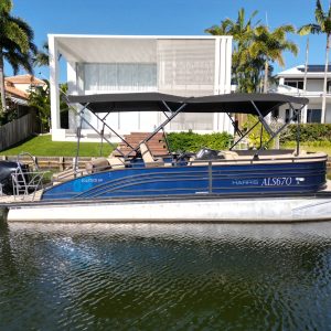 2019 Harris Solstice 250 Pontoon Boat